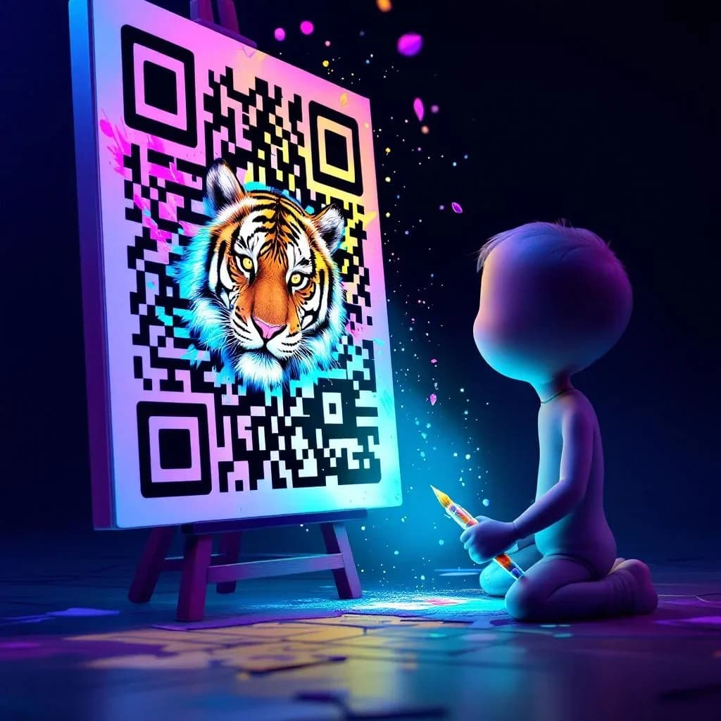 Step 2 - Customize your QR code and access the AI Art Generator